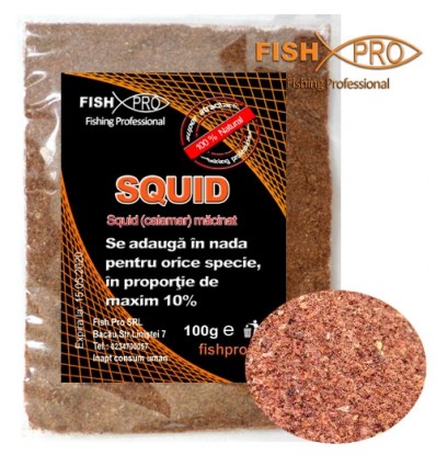 Aditiv Squid Fish Pro (calamar) Macinat 100g