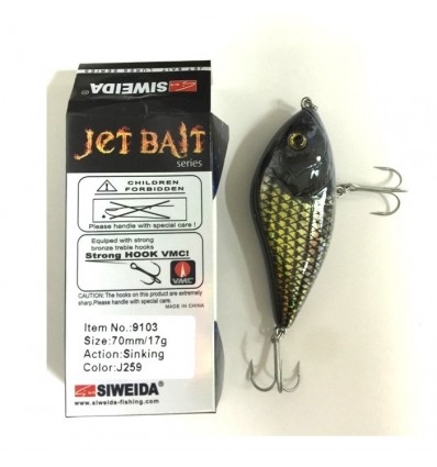 Vobler Siweida Jet Bait 9103-j259 70mm 17gr