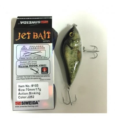 Vobler Siweida Jet Bait 9103-j252 70mm 17gr