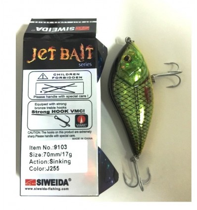 Vobler Siweida Jet Bait 9102-j255 70mm 17gr