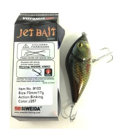 Vobler Siweida Jet Bait 9103-j257 70mm 17gr