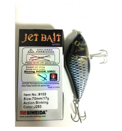 Vobler Siweida Jet Bait 9103-j253 70mm 17gr