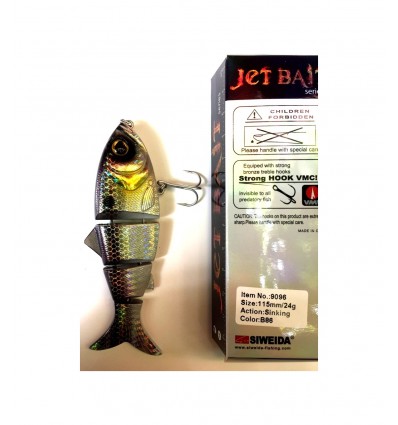 Vobler Articulat Siweida Jet Bait G17 11.5cm