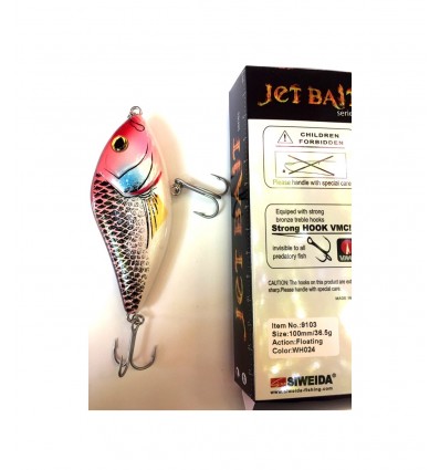 Vobler Siweida Jet Bait Wh-025 10cm