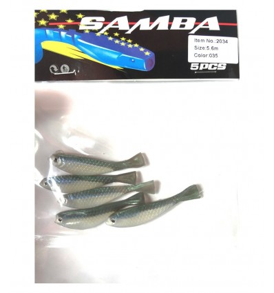 Twister Siweida Samba New 5buc/plic W8024-a03 11.5cm