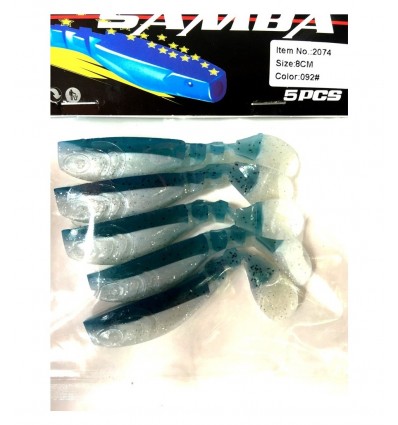 Twister Siweida Samba New 5buc/plic 2074-095 10cm