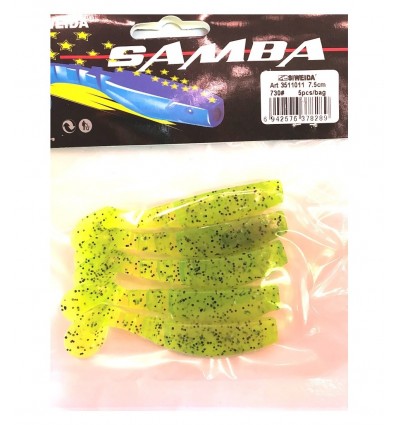 Twister Siweida Samba 728 5buc/plic 9cm