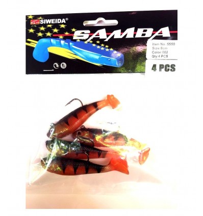 Twister Siweida Samba 759 7.5cm 5buc/plic