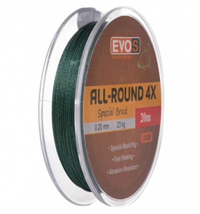 Fir Textil Evos All-round 4x Special Braid Verde 20m