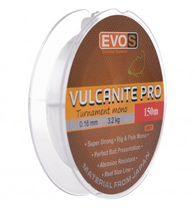 Fir Monofilament Evos Vulcanite Pro Transparent 150m