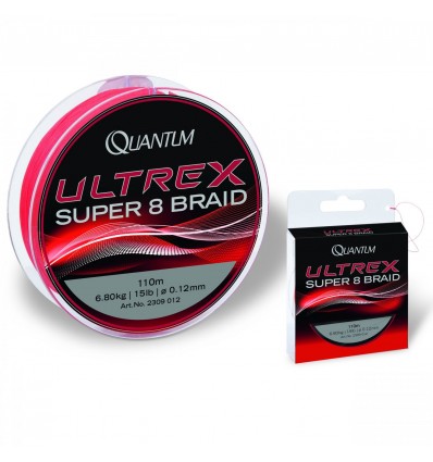 Fir Quantum Ultrex Super 8 Braid 110m Red