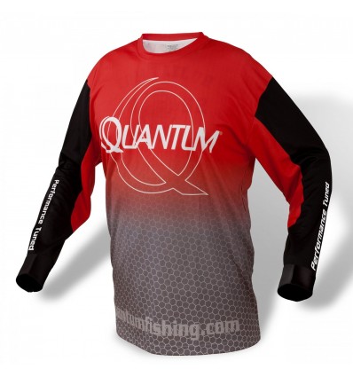 Tricou Quantum Jersey Red Grey