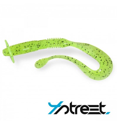 Vierme Quantum 4street B-Ass Wag 76mm Chartreuse 7buc