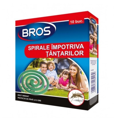 Bros Spirale Fumigene Impotriva Tantarilor Si Capuselor 10 buc