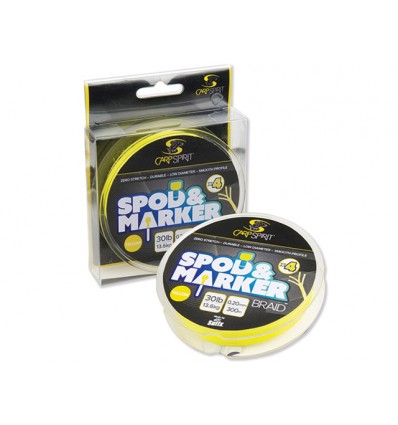 Fir Carp Spirit Spod & Marker Braid X4 300m Fluo Yellow