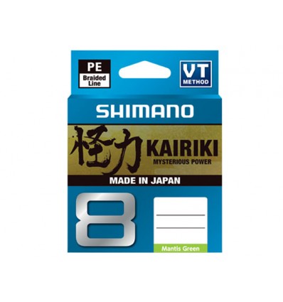 Fir Shimano Kairiki 8 Braided Line 150m Mantis Green