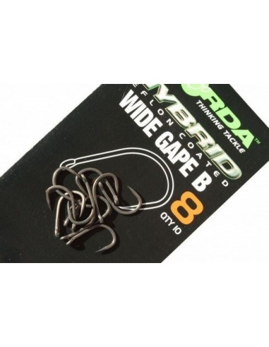 Carlige Korda Wide Gape Barbless, Nr. 1, 10buc/plic