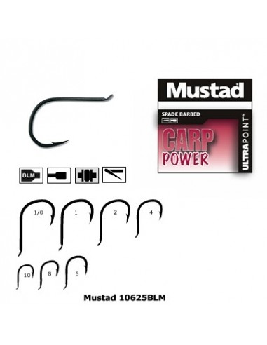 Carlig Mustad Ultrapoint Bl.Mat Forjat Revers Rotund, 10buc/pl