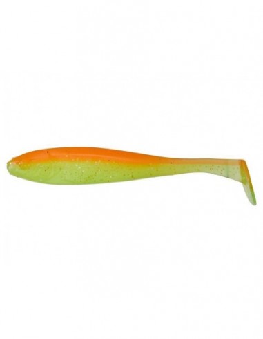 Shad Illex Magic Slim, Orange Chartreuse, 10cm, 10buc/plic