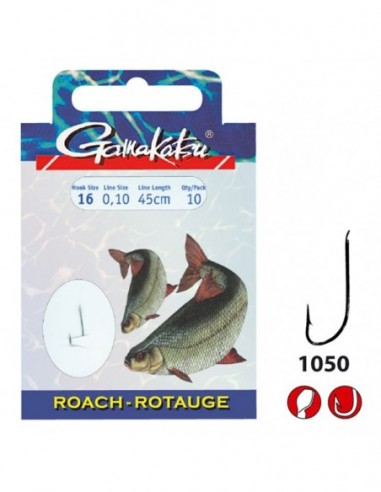 Carlige Legate Gamakatsu Roach, 10buc/plic