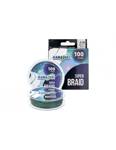 Fir Textil Kamasaki Super Braid, Gri, 100m