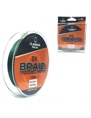 Fir Textil Claumar Pescar 8x Super Braid Strong, 120m