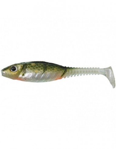 Shad Gunki Grubby, Green Perch, 8.5cm, 6buc/plic