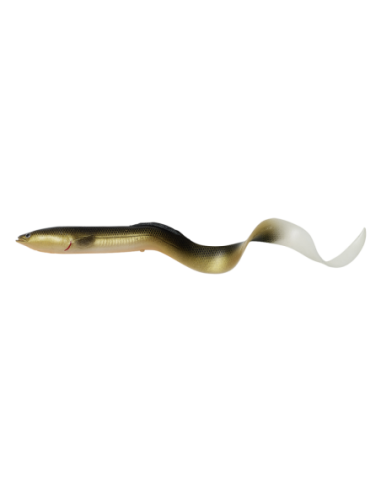 Naluca Savage Gear 3D Real Eel, Dirty Eel, 15cm, 12g, 3buc/plic